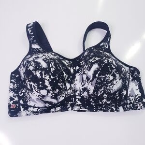 LIVI Active Lined Marbled Sports Bra